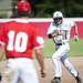 Saline shortstop Thomas Miller runs from second to third in the game against Bedford on Monday, June 3. Daniel Brenner I AnnArbor.com